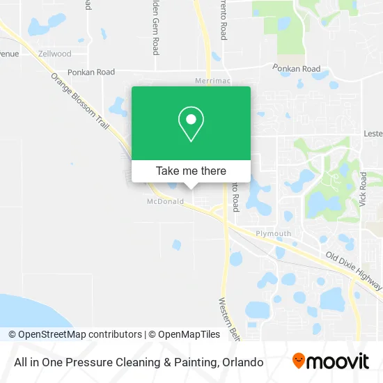 All in One Pressure Cleaning & Painting map