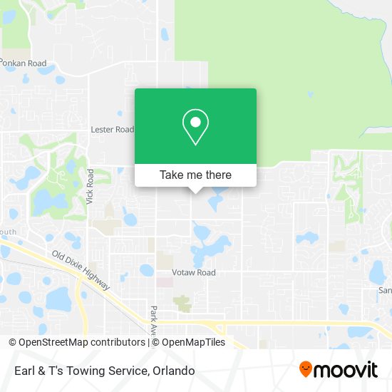Mapa de Earl & T's Towing Service
