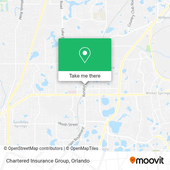 Chartered Insurance Group map