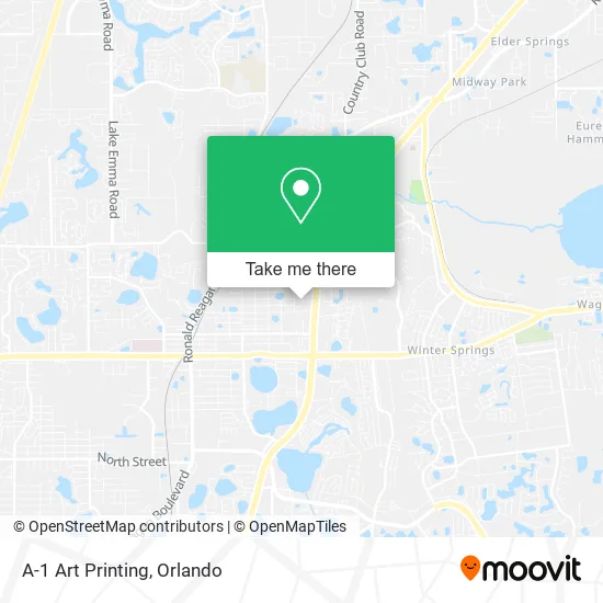 Mapa de A-1 Art Printing