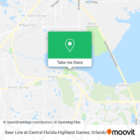 Beer Line at Central Florida Highland Games map