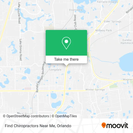 Find Chiropractors Near Me map