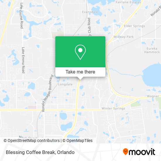 Mapa de Blessing Coffee Break