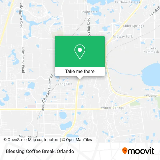 Mapa de Blessing Coffee Break