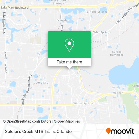 Mapa de Soldier's Creek MTB Trails
