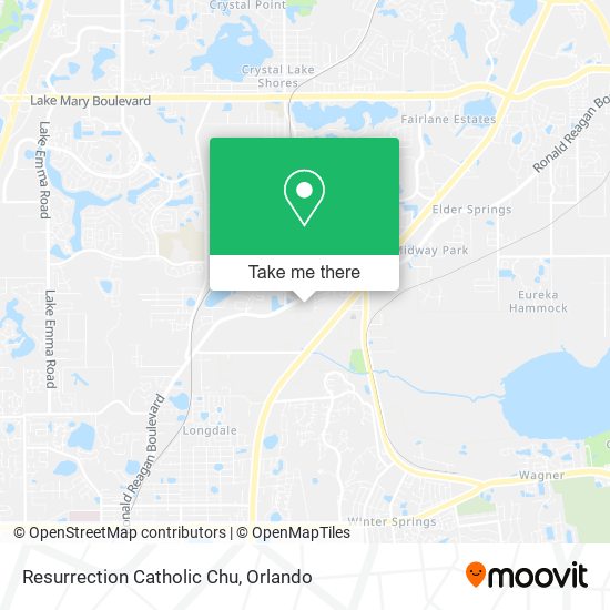 Resurrection Catholic Chu map