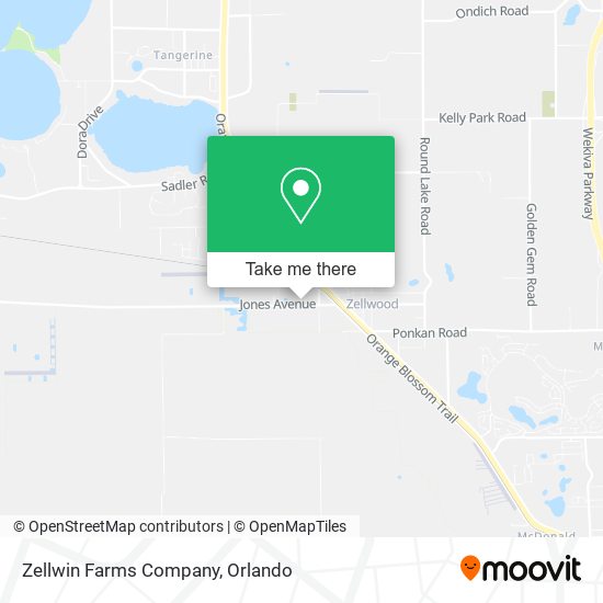 Mapa de Zellwin Farms Company