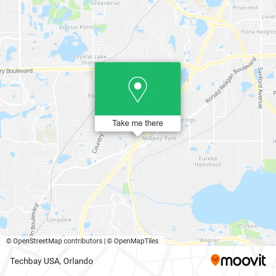 Mapa de Techbay USA