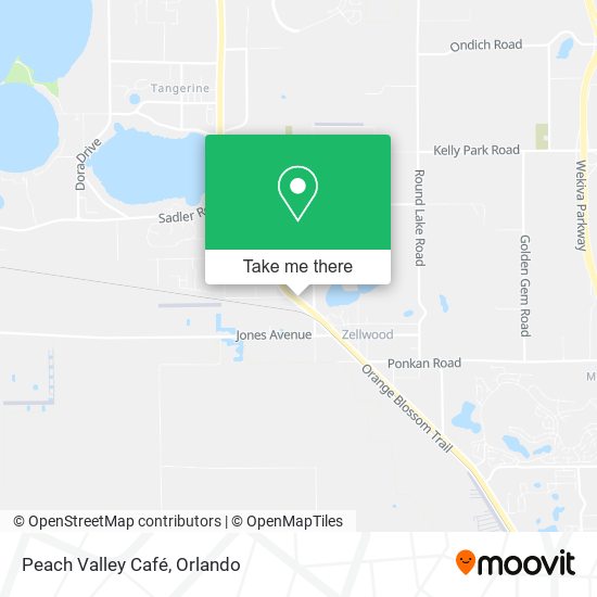 Peach Valley Café map