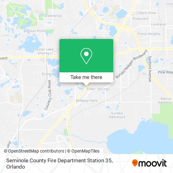 Mapa de Seminole County Fire Department Station 35