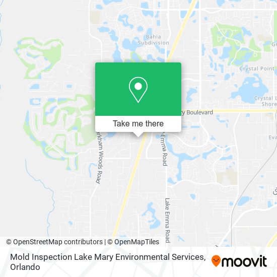 Mapa de Mold Inspection Lake Mary Environmental Services