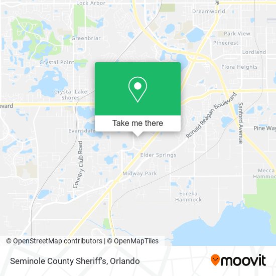 Mapa de Seminole County Sheriff's