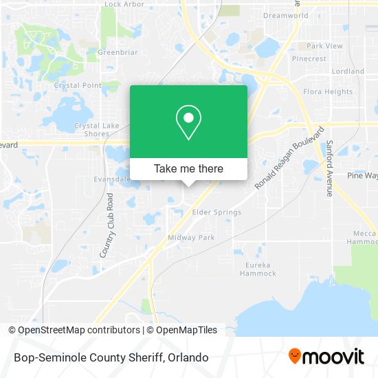 Bop-Seminole County Sheriff map