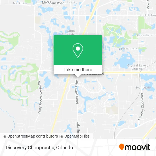 Discovery Chiropractic map
