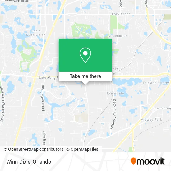Winn-Dixie map