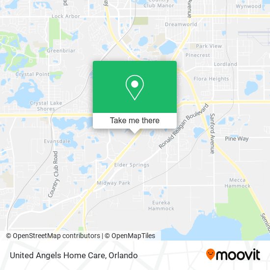 United Angels Home Care map