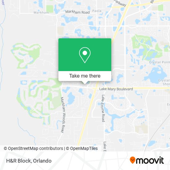 H&R Block map