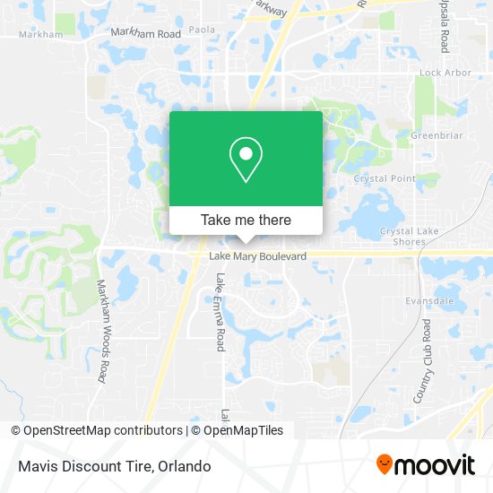 Mavis Discount Tire map