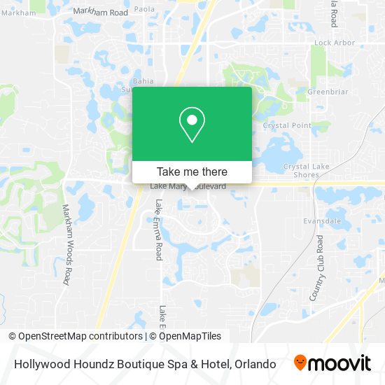 Mapa de Hollywood Houndz Boutique Spa & Hotel