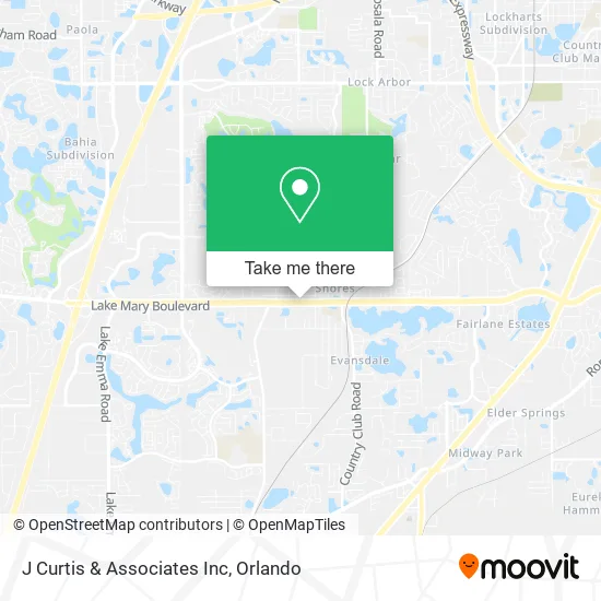 Mapa de J Curtis & Associates Inc