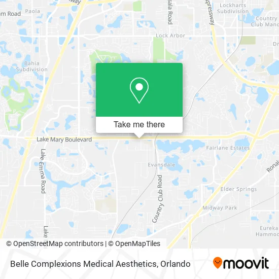 Belle Complexions Medical Aesthetics map