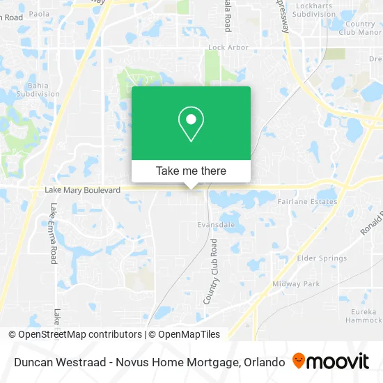 Duncan Westraad - Novus Home Mortgage map