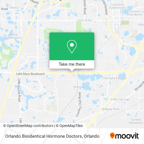 Orlando Bioidentical Hormone Doctors map