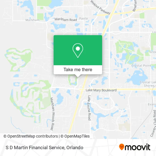 S D Martin Financial Service map