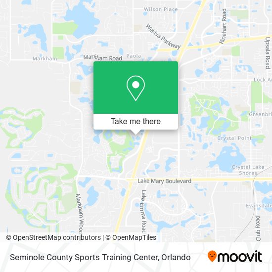 Mapa de Seminole County Sports Training Center