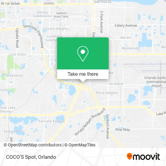 Mapa de COCO'S Spot