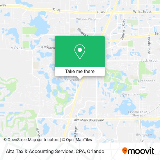 Mapa de Aita Tax & Accounting Services, CPA
