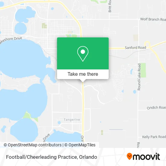 Football/Cheerleading Practice map