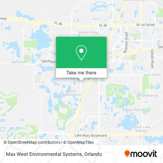 Max West Environmental Systems map