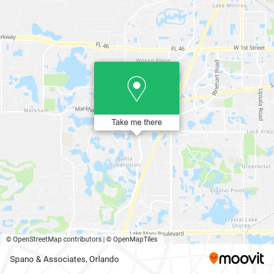 Mapa de Spano & Associates