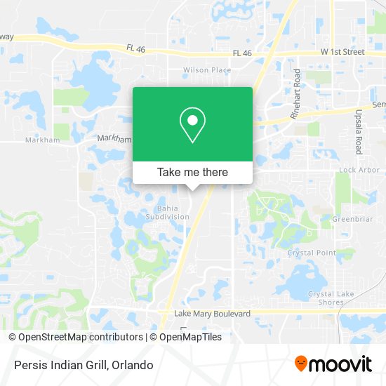 Persis Indian Grill map