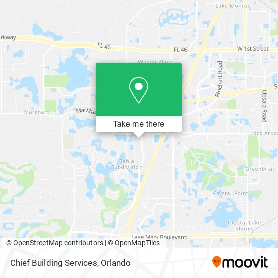 Chief Building Services map