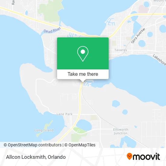 Allcon Locksmith map
