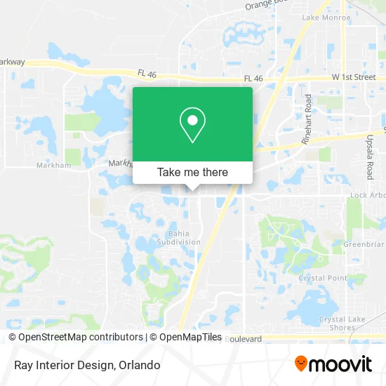 Ray Interior Design map