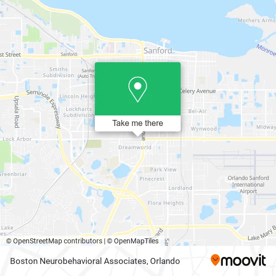 Boston Neurobehavioral Associates map
