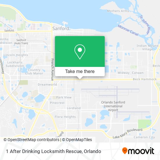 Mapa de 1 After Drinking Locksmith Rescue