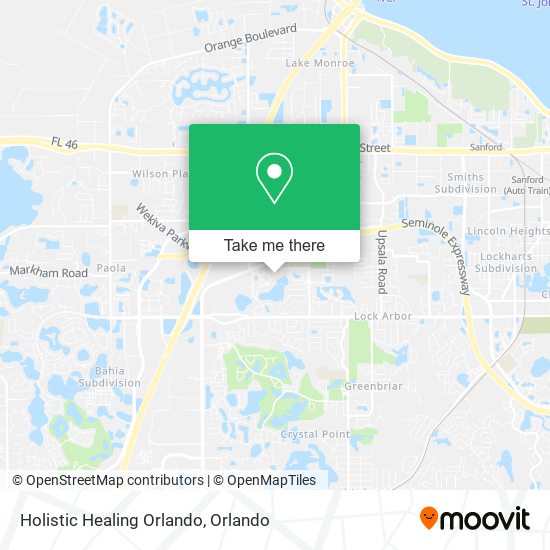 Mapa de Holistic Healing Orlando