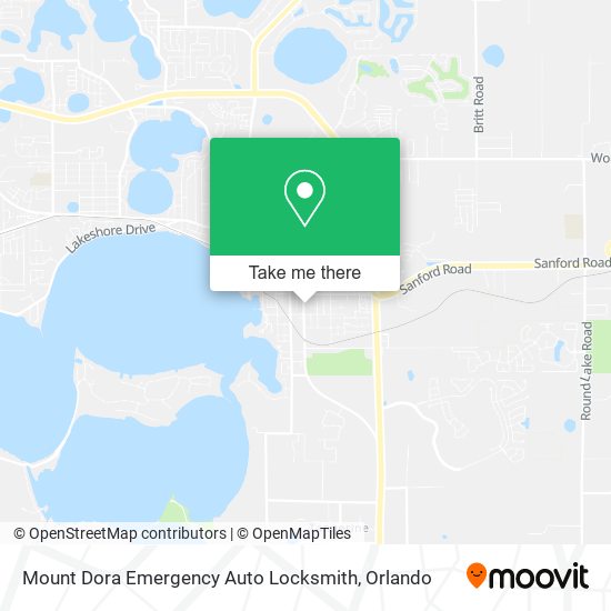Mapa de Mount Dora Emergency Auto Locksmith