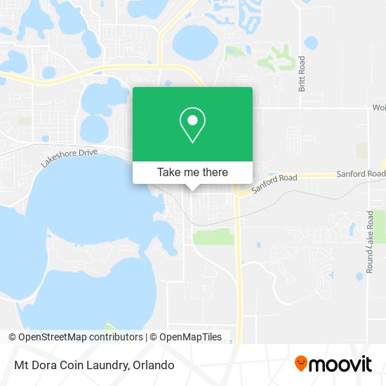 Mapa de Mt Dora Coin Laundry