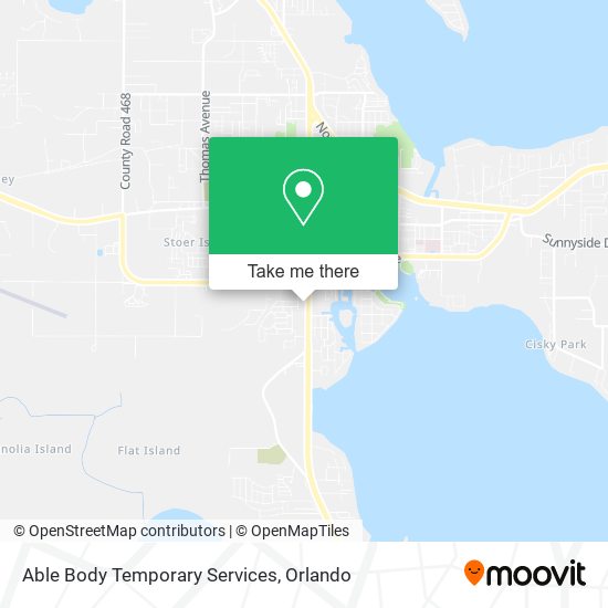 Mapa de Able Body Temporary Services