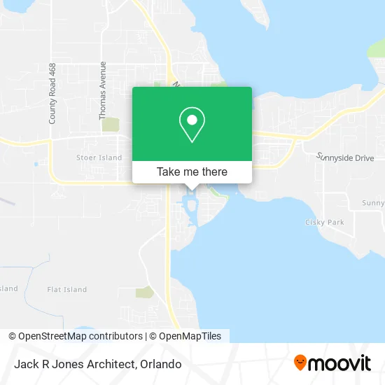 Jack R Jones Architect map