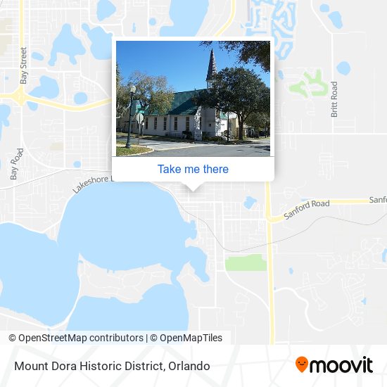 Mapa de Mount Dora Historic District