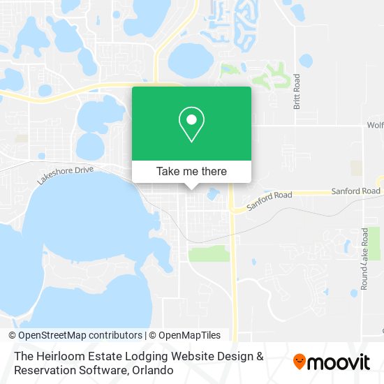 Mapa de The Heirloom Estate Lodging Website Design & Reservation Software