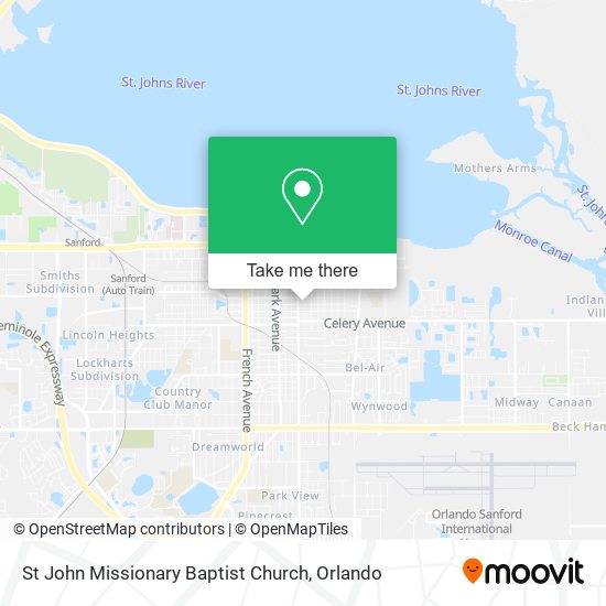 St John Missionary Baptist Church map
