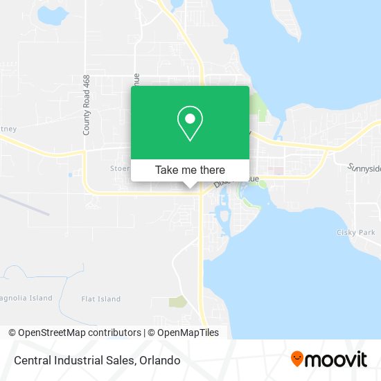 Central Industrial Sales map