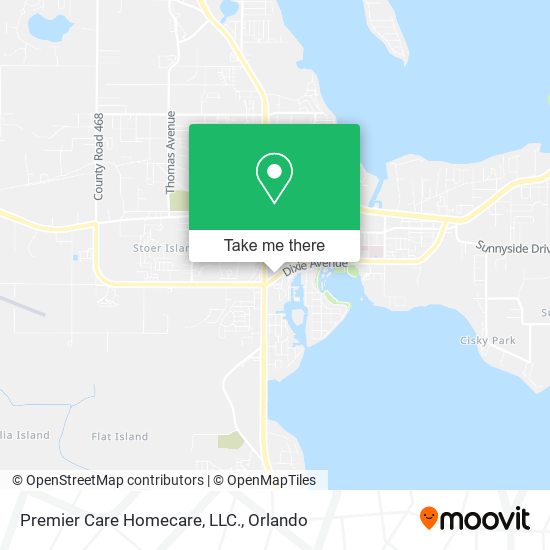 Premier Care Homecare, LLC. map